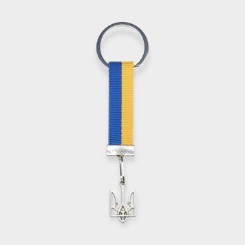 Keychain 15mm/R30 FlagUA+Coat of Arms