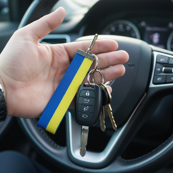 Hanging ribbon "Flag of Ukraine"