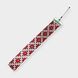 Ribbon hanging embroidery red ornament
