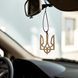 Car pendant Coat of arms of wood