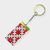 Keychain 25mm "red ornament" Bronze