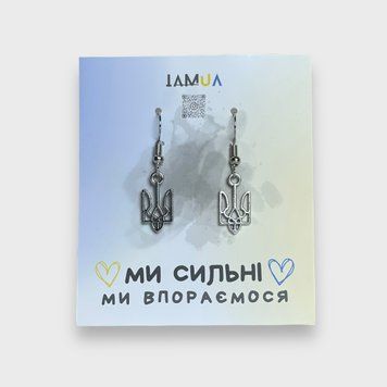 Earrings "Coat of Arms" silver