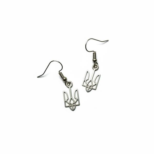 Earrings "Coat of Arms" silver