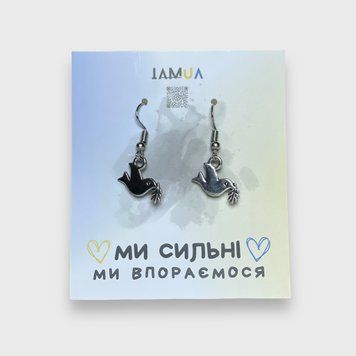 Earrings "Dove of Peace"