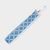 Ribbon embroidery blue ornament
